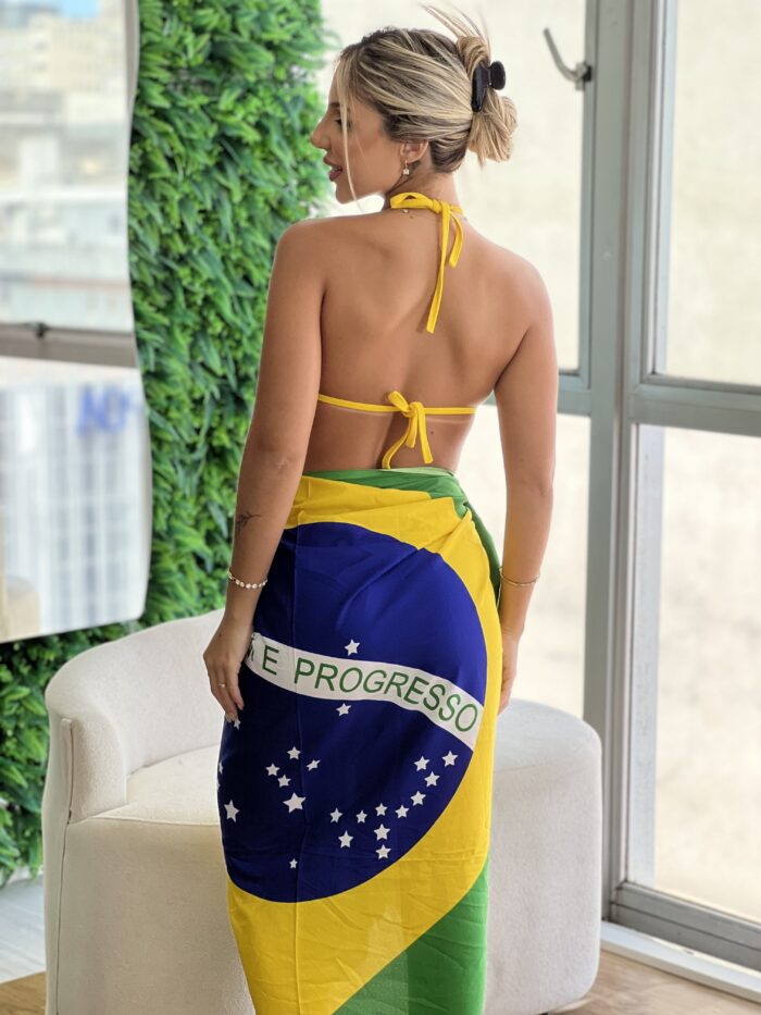 kit brasil canga + biquini kit brasil canga + biquini