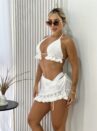 conjunto crochÊ saÍda de praia marisol branco