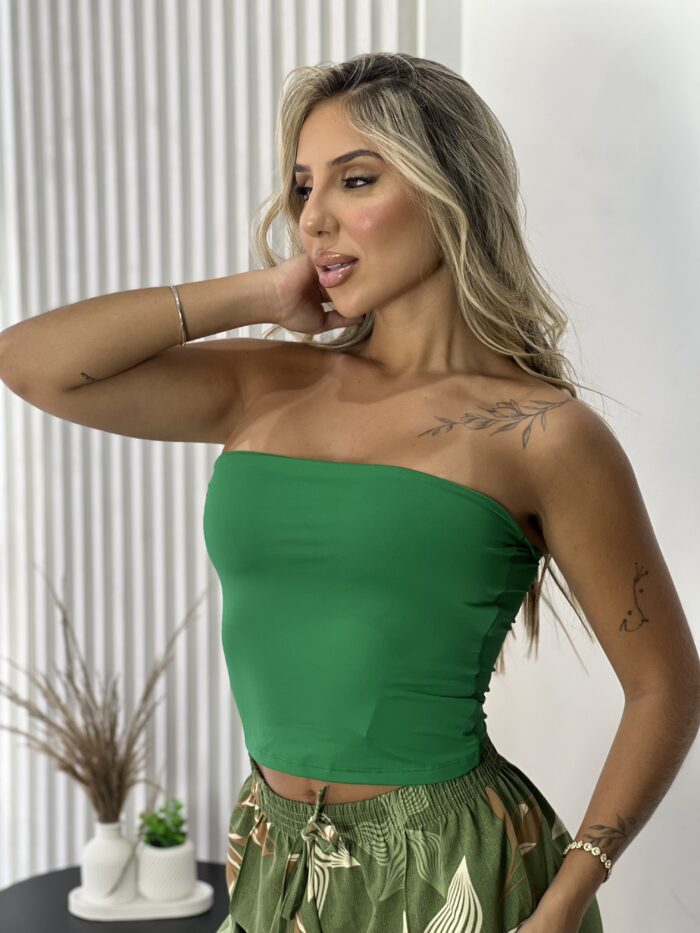 top kally verde bandeira top kally verde bandeira