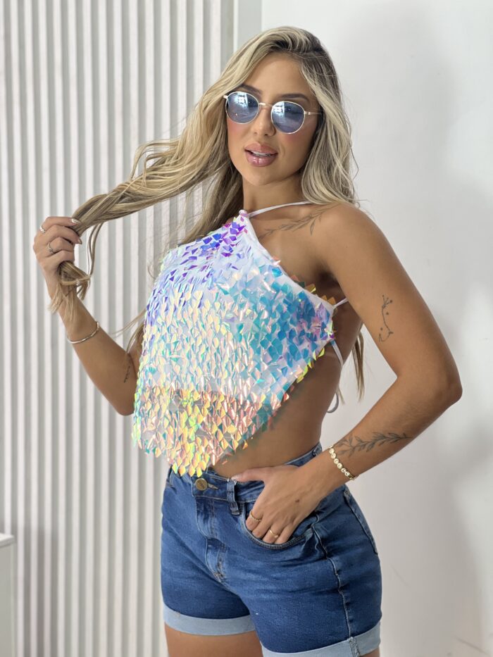 cropped carnaval tricolor cropped carnaval tricolor