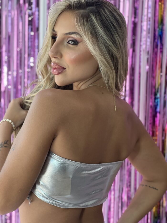 cropped brilho ju prata cropped brilho ju prata