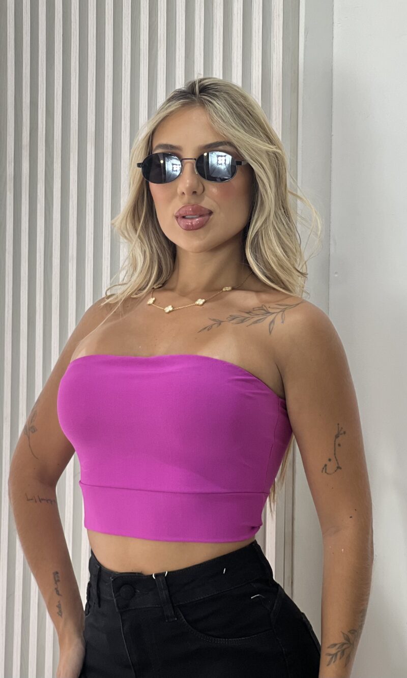 top faixa paula fÚcsia