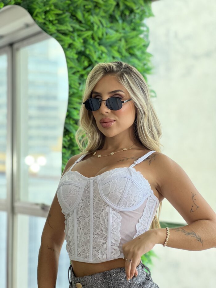 corselet renda branco corselet renda branco