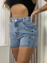 short jeans brilho yas