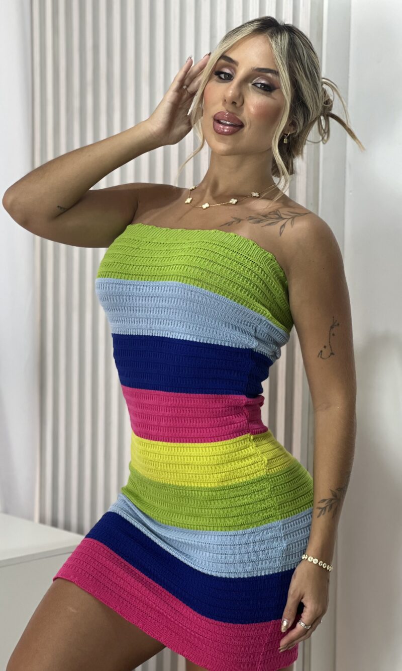 vestido colorido virgÍnia