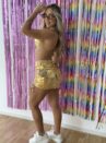 conjunto carnaval dourado
