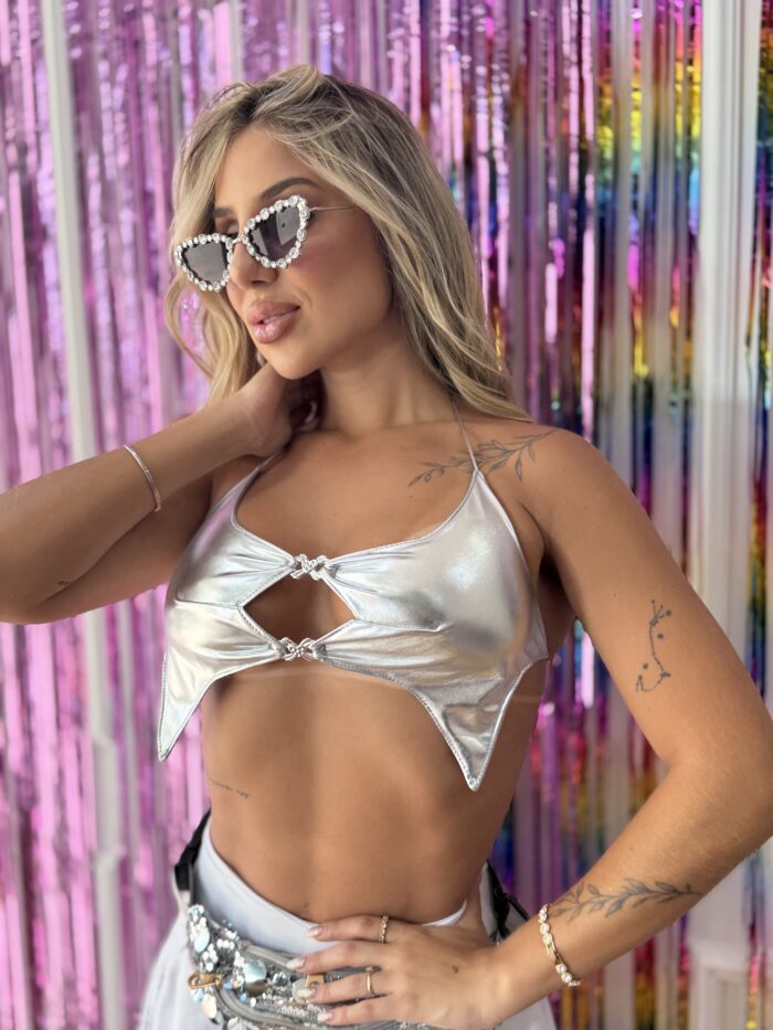 top estrela prata top estrela prata