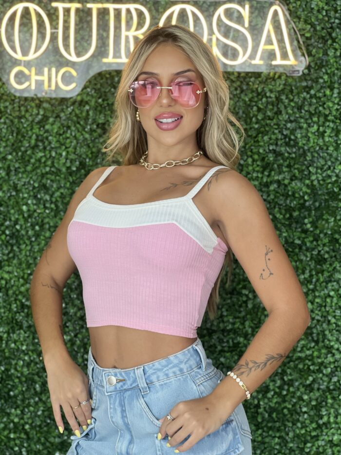 cropped shakira rosa bb