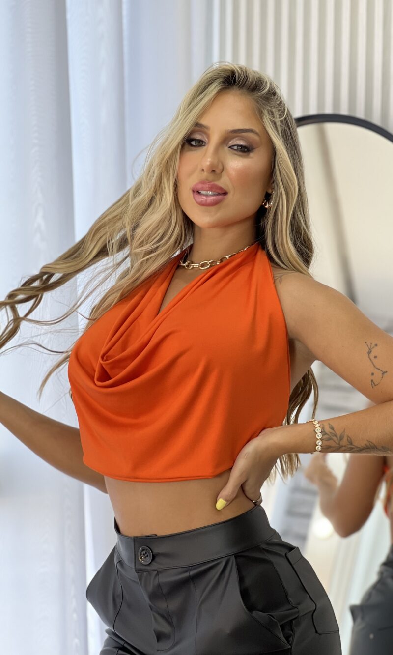 cropped dandara laranja