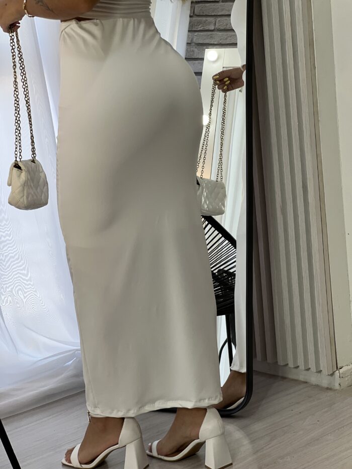 saia midi renata branco saia midi renata branco