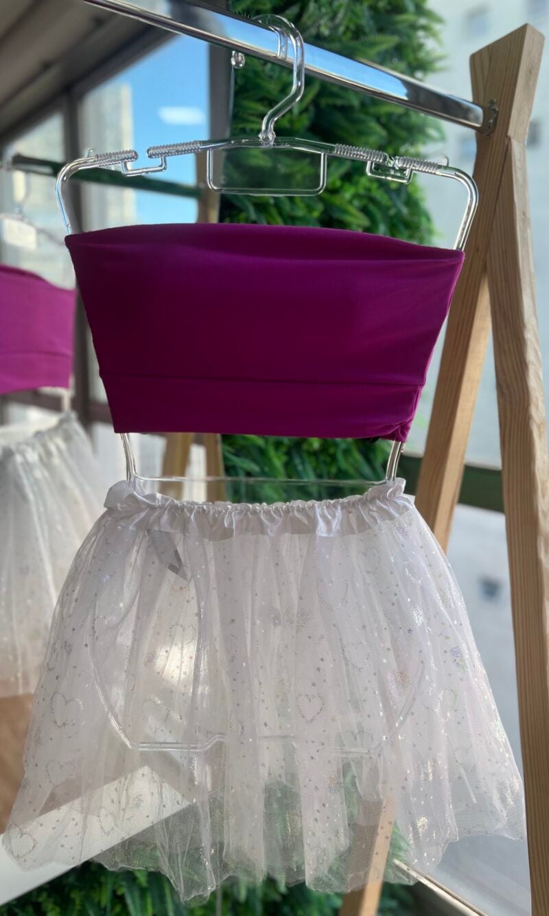 saia de tutu branca