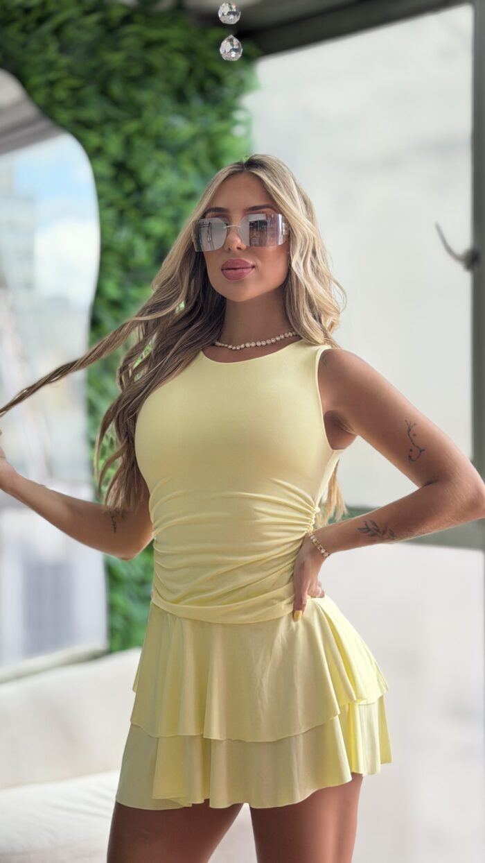 vestido duda amarelo vestido duda amarelo