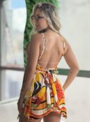 vestido macaquinho jaqueline floral