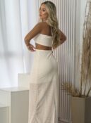 vestido longo camila branco