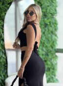 conjunto canelado midi mary preto