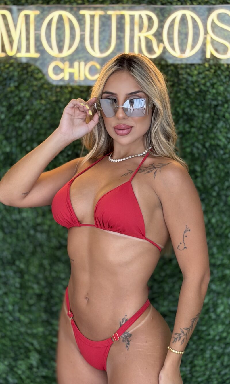 biquini melani vermelho