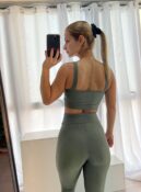 conjunto fitness luciara verde militar