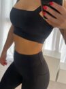 conjunto fitness poliamida lulu preto