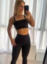 conjunto fitness poliamida lulu preto