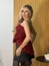 blusa batinha xadrez vermelho