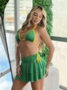 conjunto patygirl biquini brasil verde