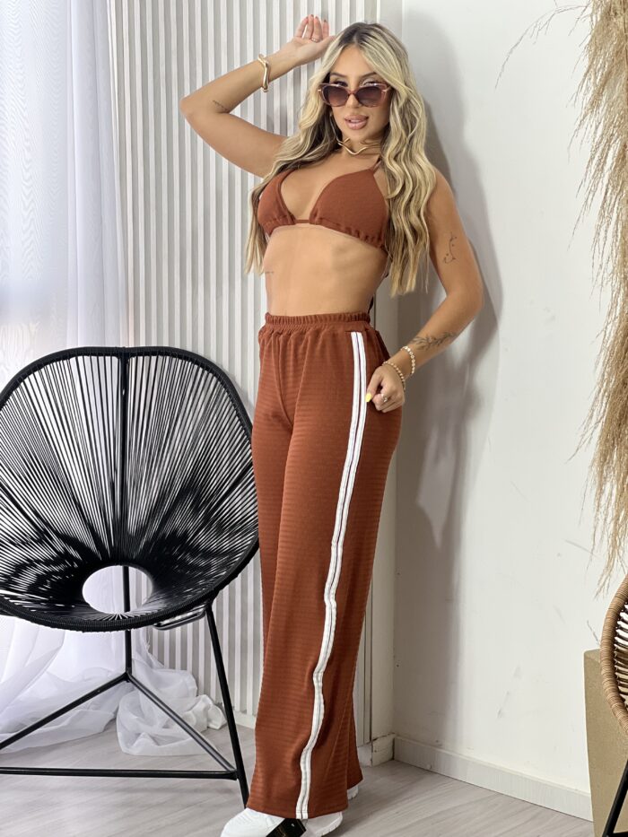 conjunto 3 pecas brity marrom conjunto 3 pecas brity marrom