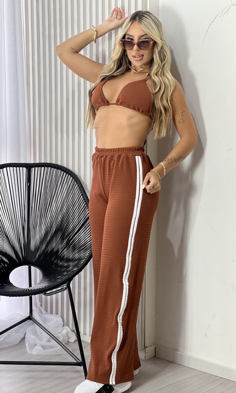 conjunto 3 pecas brity marrom conjunto 3 pecas brity marrom