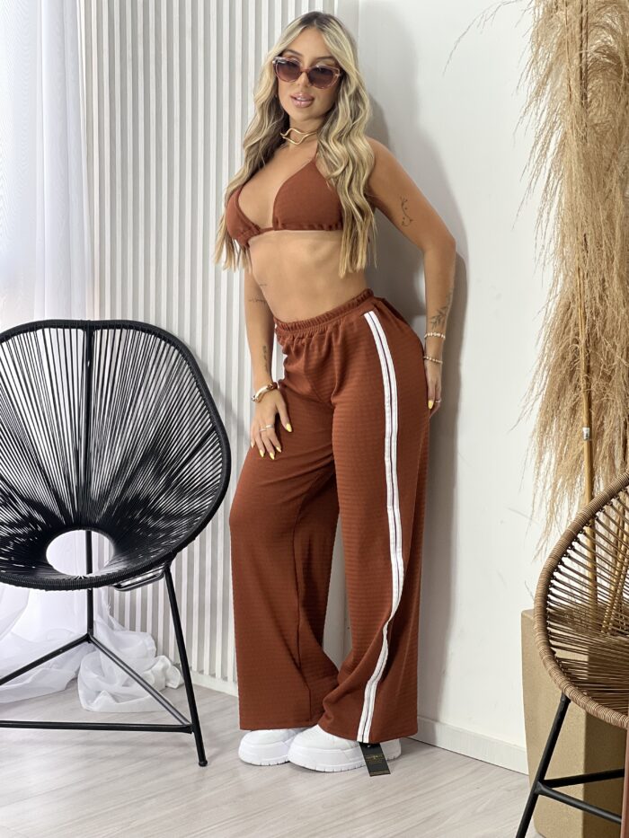 conjunto 3 pecas brity marrom conjunto 3 pecas brity marrom