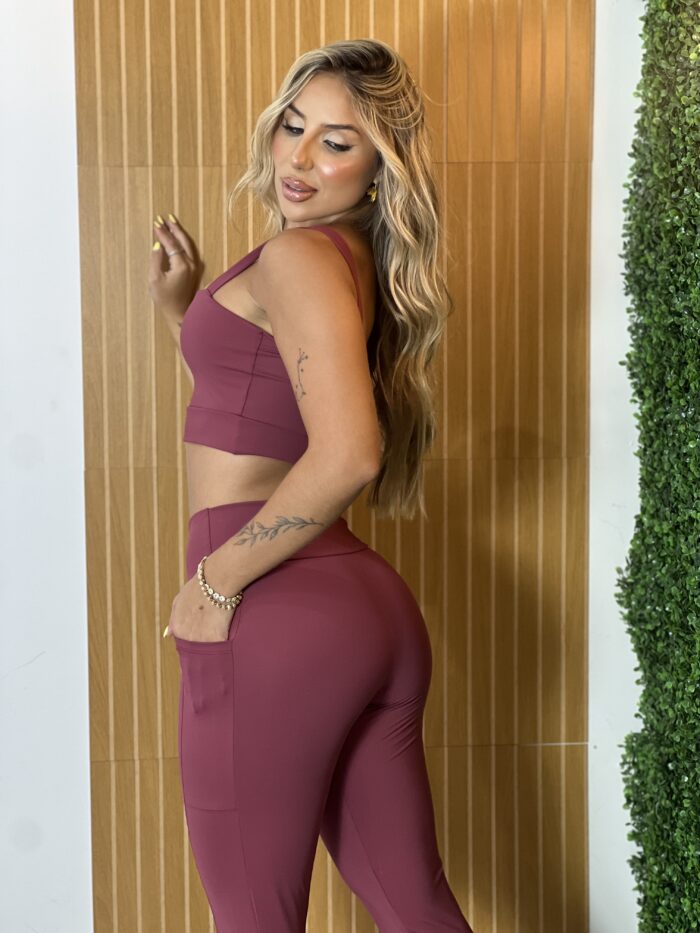 conjunto fitness poliamida lulu bordÔ conjunto fitness poliamida lulu bordÔ