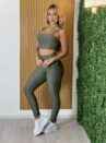 conjunto fitness luciara verde militar