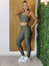 conjunto fitness luciara verde militar