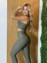 conjunto fitness luciara verde militar