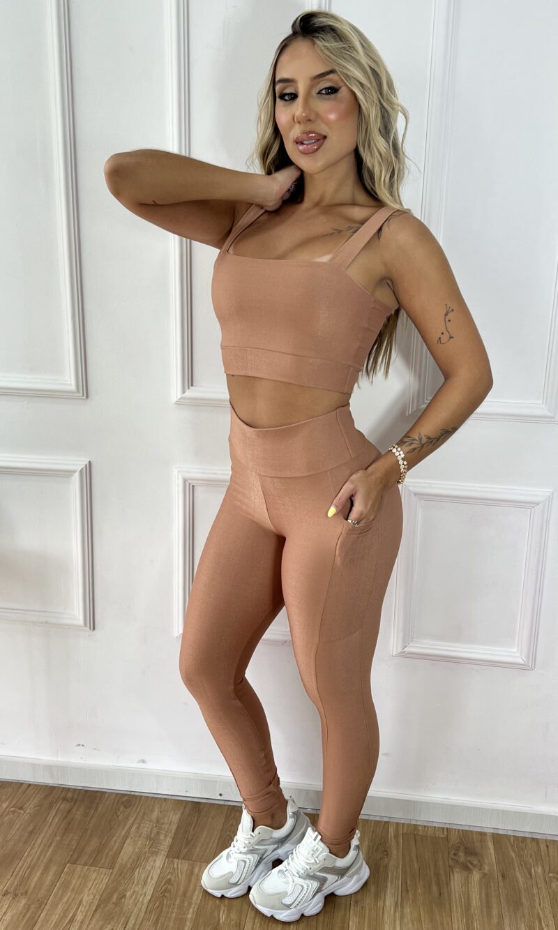 conjunto fitness luciara bege