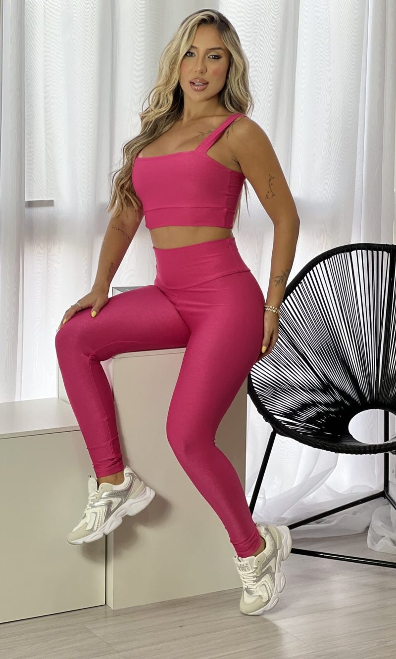 conjunto fitness luciara rosa pink