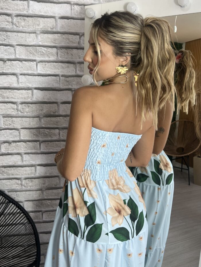 vestido longo estampado samira azul vestido longo estampado samira azul