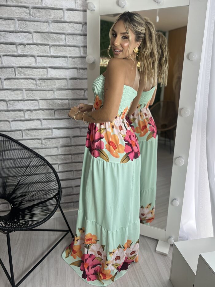 vestido longo estampado samira verde vestido longo estampado samira verde