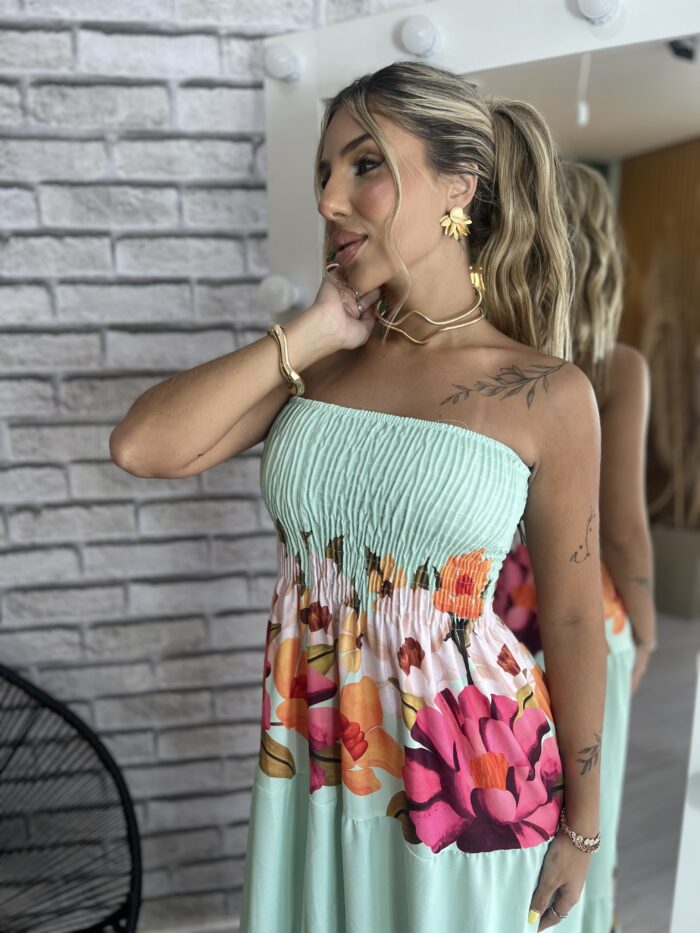 vestido longo estampado samira verde vestido longo estampado samira verde