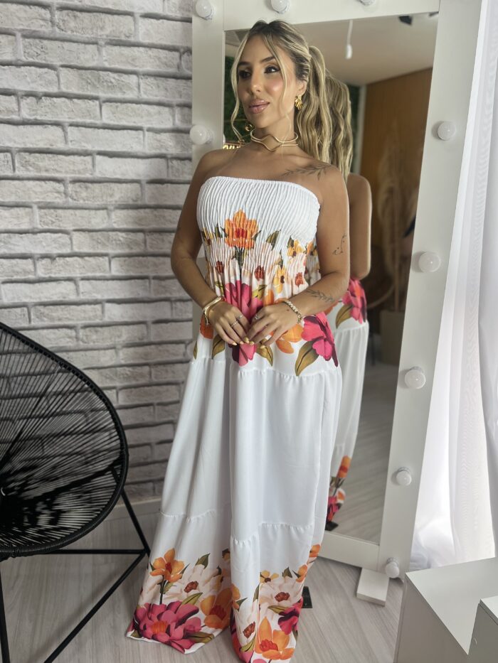 vestido longo estampado samira branco vestido longo estampado samira branco