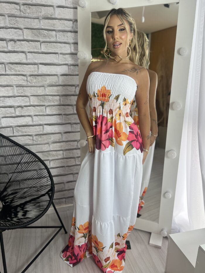 vestido longo estampado samira branco vestido longo estampado samira branco