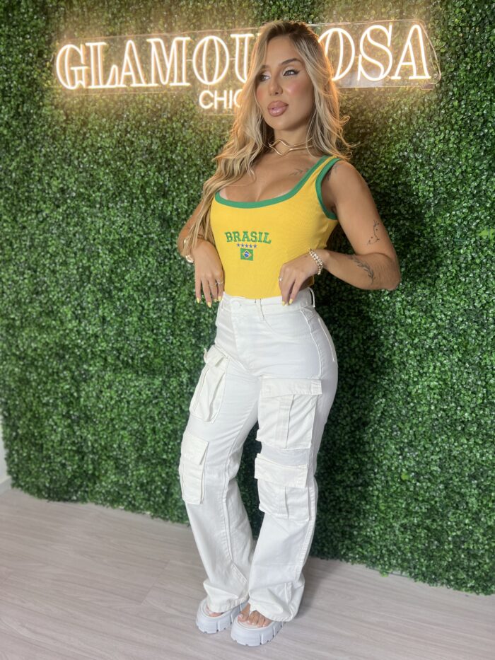 body cavado brasil amarelo body cavado brasil amarelo