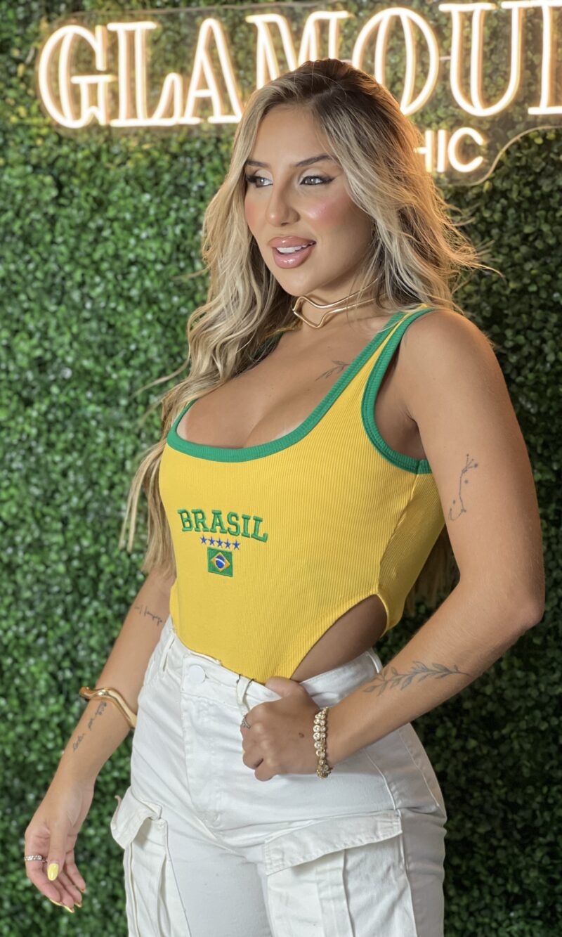 body cavado brasil amarelo body cavado brasil amarelo