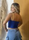 cropped made in brasil azul