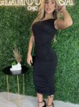 vestido midi gabriela preto