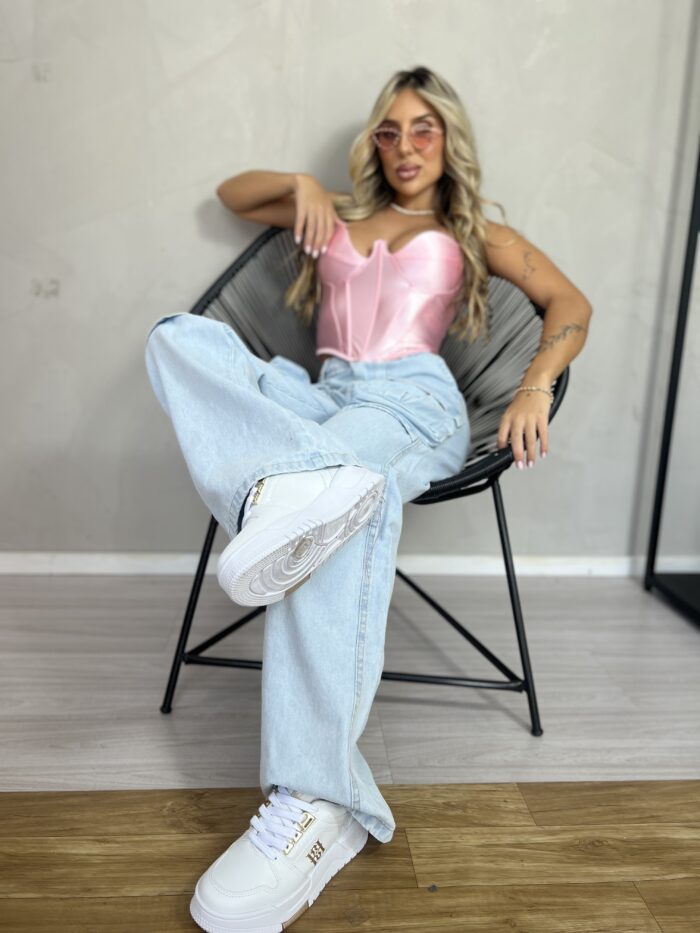 calca jeans wide leg jojo calca jeans wide leg jojo