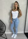calca jeans skinny leandra