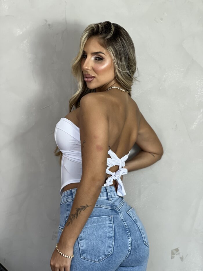 corselet sheila branco corselet sheila branco