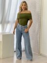 calca jeans wide leg penelope