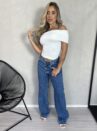 calca jeans wide leg mag
