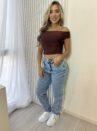calca jeans mom claudia