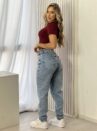 calca jeans mom claudia